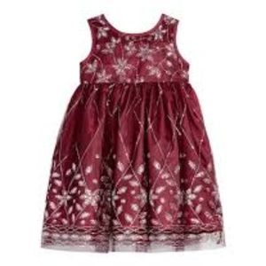 Blueberi Boulevard Baby Girl's Embellished Dress